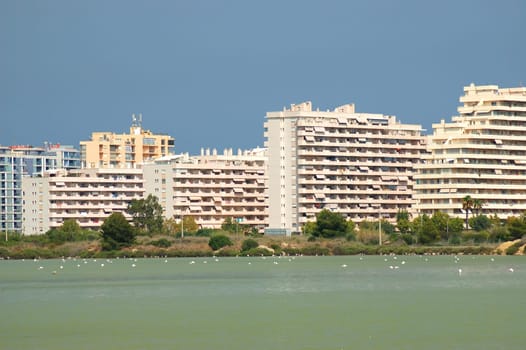 Apartment blocks in Calpe, Spain