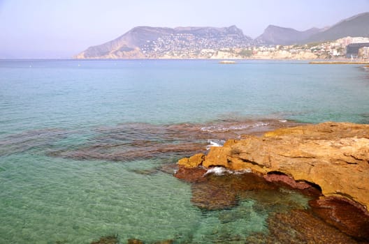 Beach in Calpe, Spain