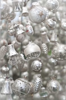 Antique silver Christmas Tree Decoration