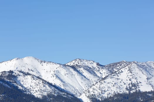 snowy mountains