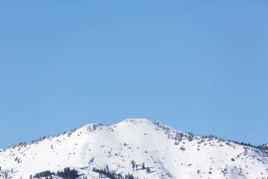 snowy mountains