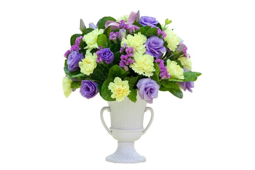 Eustoma flowers with nice background color