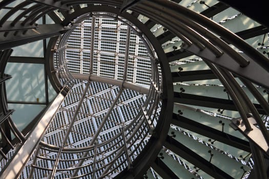 Modern abstract solar structure