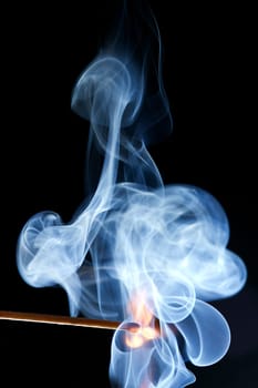 Fire and smoke