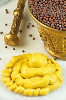Mustard seeds and mustard