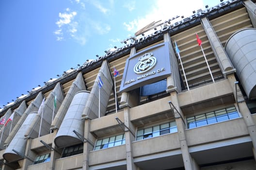 Santiago Bernabeu Stadium of Real Madrid