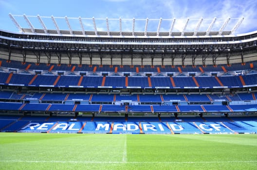 Santiago Bernabeu Stadium of Real Madrid