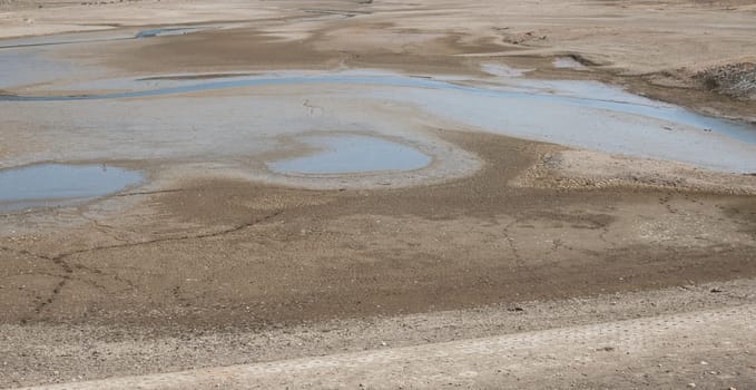 Rest of the Water on bottom of the dried lake