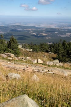 On the summit of the Brocken (Upper Harz)