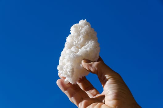 crystals of salt to the salt pans of Trapani in Sicily