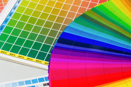 Colour value book and colour fan