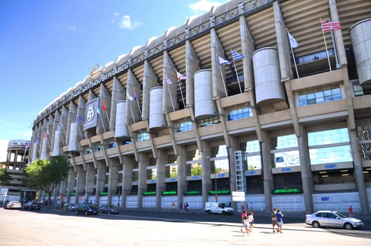Santiago Bernabeu Stadium of Real Madrid