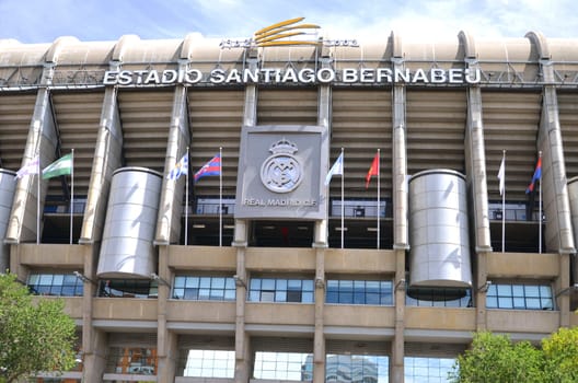 Santiago Bernabeu Stadium of Real Madrid