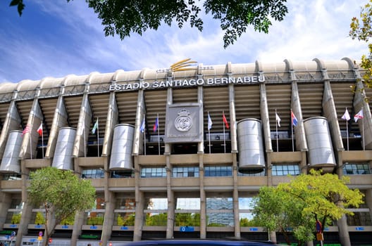 Santiago Bernabeu Stadium of Real Madrid