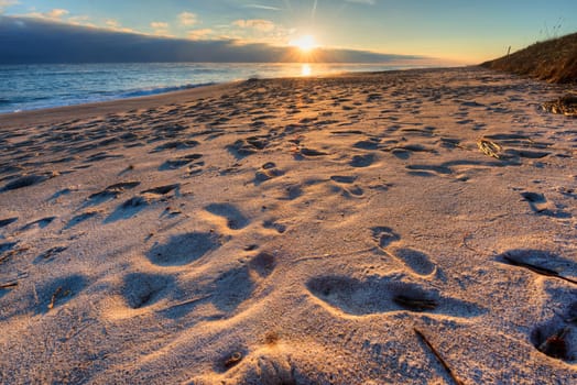 Sunrise at Beach in Florida.