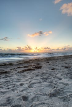 Sunrise at Beach in Florida.