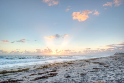 Sunrise at Beach in Florida.