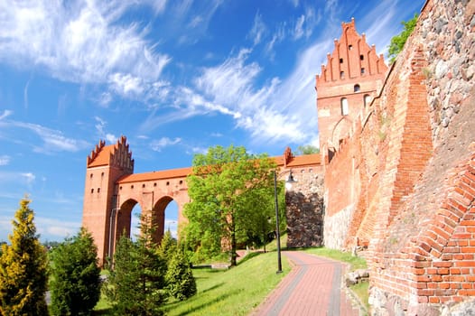 Kwidzyn cathedral in Pomerania region, Poland