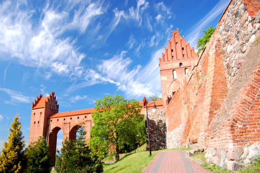 Kwidzyn cathedral in Pomerania region, Poland