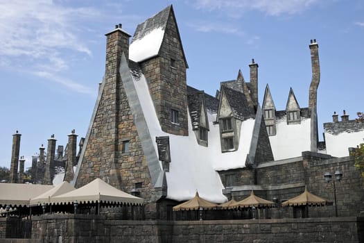 Harry Potter's Hogsmeade in Orlando,Florida