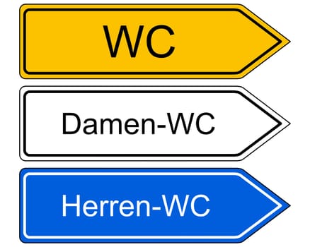 Signpost WC