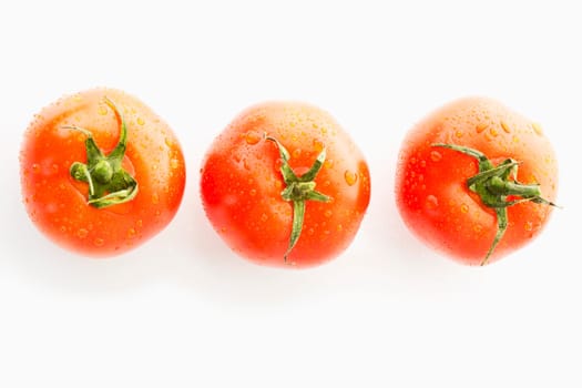 three tomatoes
