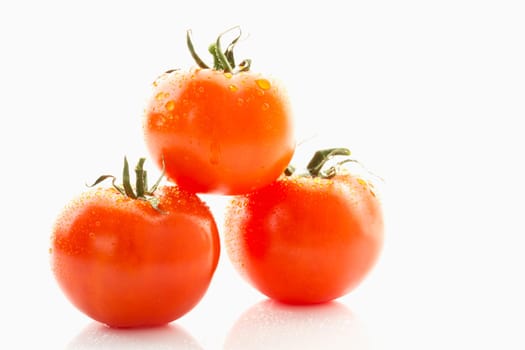 three tomatoes