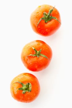 three tomatoes