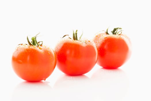 three tomatoes