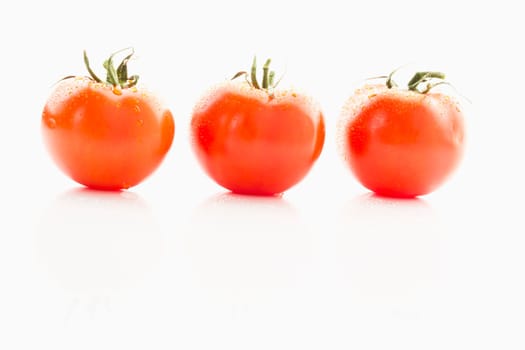 three tomatoes