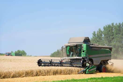 combine harvester