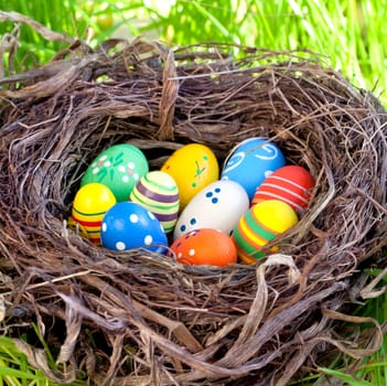colorful Easter eggs