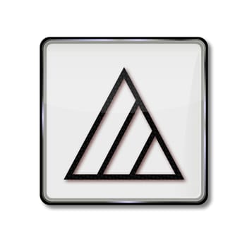 Textile care symbol: Bleaching with oxygen allowed