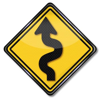 Traffic sign Attention curves