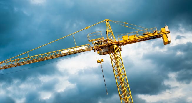 An image of yellow crane