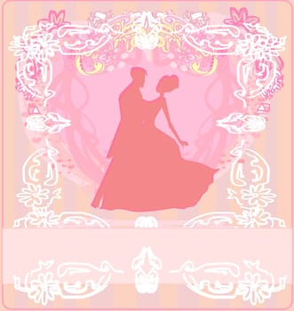 Ballroom dancers - invitation