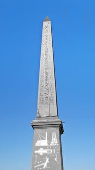 Obelisk at place de la concorde, paris, france