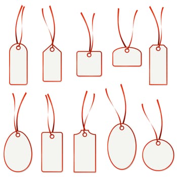 Pendant Collection - White-Red
