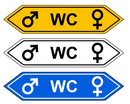 Signpost WC