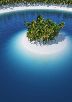 The small palm island