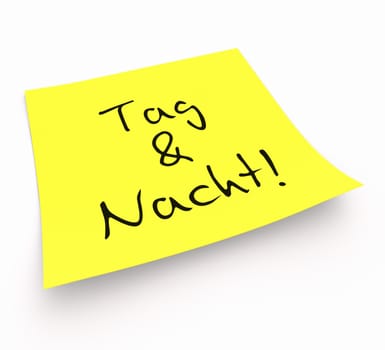 Notes - day and night!
