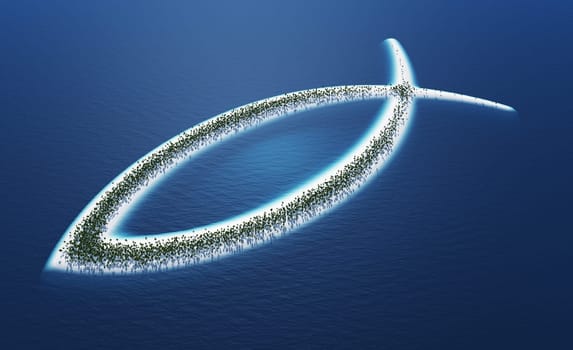 Ichthys Fish Symbol - Island Concept