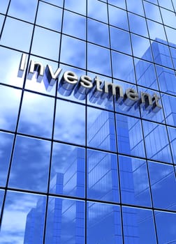 Façade Text Concept - Investment