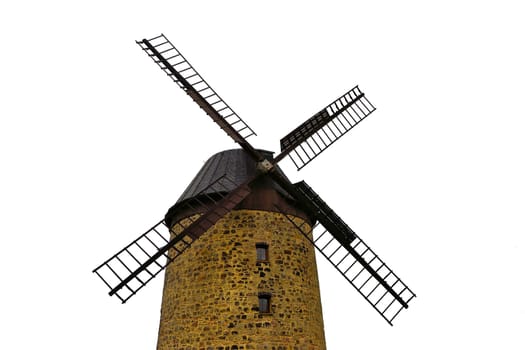 Windmill near Warnstedt in the Harz foothills