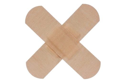 First aid plaster, isolated on white background