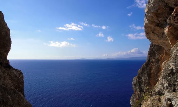 View of the Mediterranean Sea