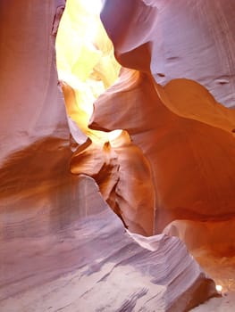 Abstract curves of Antelope Canyon