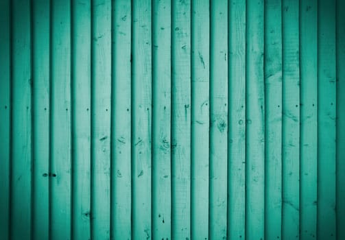 Emerald wooden wall, perfect for background or texture
