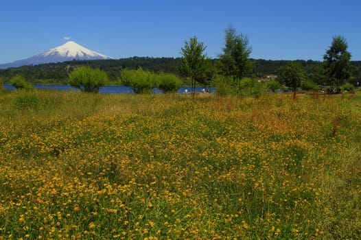 Volcano Villarica Chile