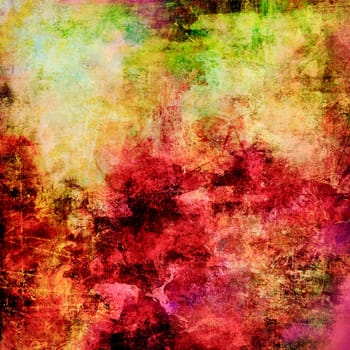 Abstract Painting Textures Collaged